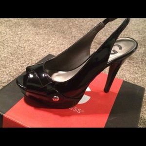 Guess Peep Toe Pumps